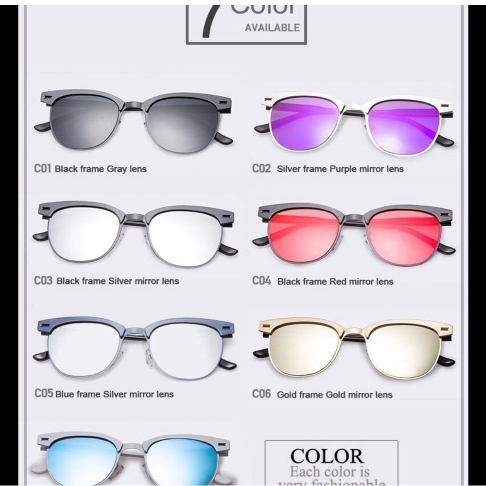Mirrored Sunglasses - Picture 4 of 5